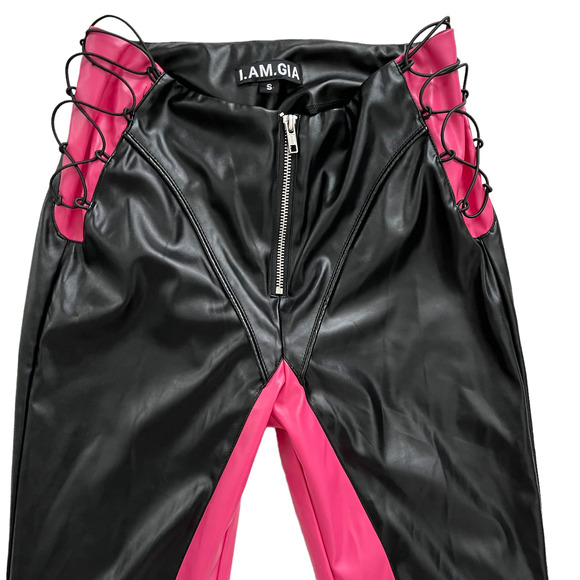 I.AM.GIA Vixon Faux Leather Pants Women Size Small - Picture 6 of 11